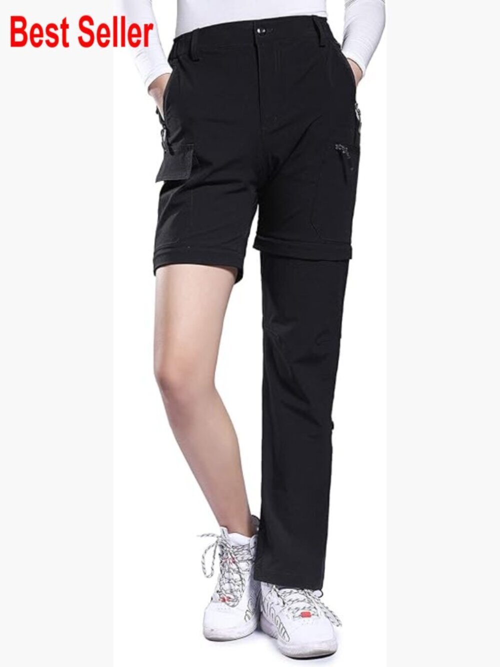 Convertible Zip Off Hiking Pants Lightweight Quick Dry Stretch UPF 50+
